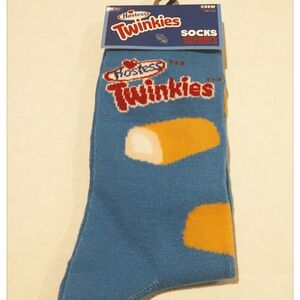 'Hostess Twinkies' Adult  Crew Socks  - Shoe Size 6 - 12 *NWT*